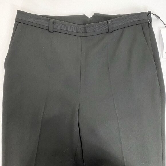NWT THE FOLD BLACK EC1 FLAT FRONT TAPERED TROUSERS - 12 - Picture 7 of 10